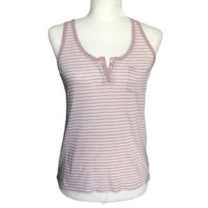 Aerie Distressed Racerback Tank Top - Size: M